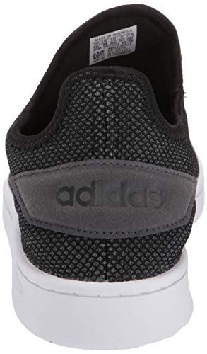 adidas Men's Court Adapt, Black/Black/Grey, 9.5 M US